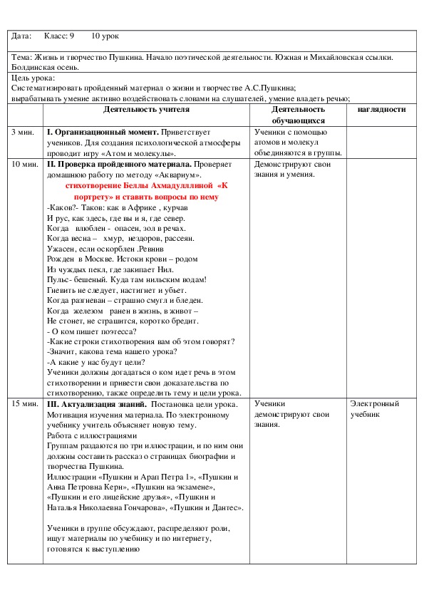 Обложка для материала Русская литература 9 класс Жизнь и творчество Пушкина. Начало поэтической деятельности. Южная и Михайловская ссылки. Болдинская осень.