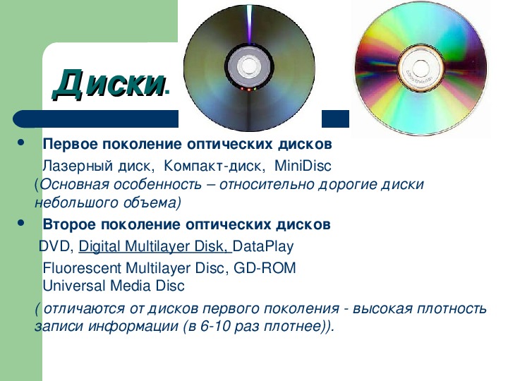 Записать презентацию на диск можно какой