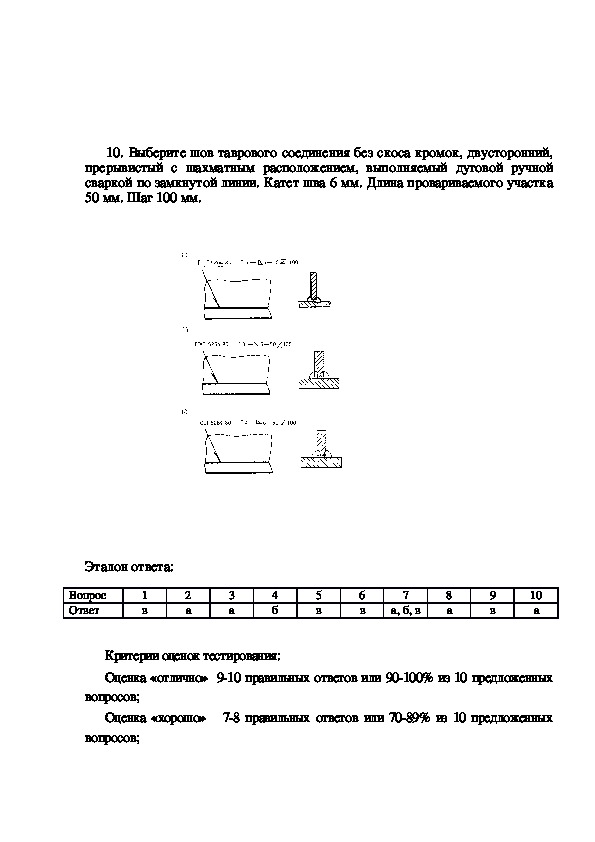 Обозначение сварных швов на чертежах