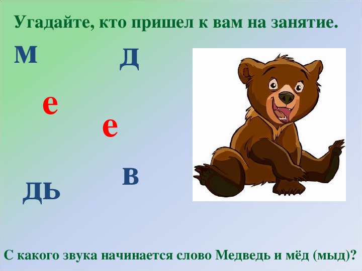 Слово медведь на языке