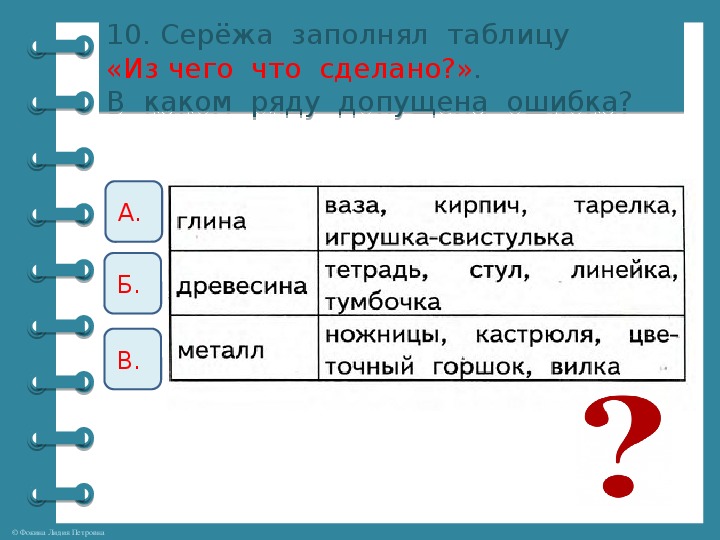 Допущены ошибки в ответах. Проверочная работа по окружающему миру 2 класс из чего что сделано. Что из чего сделано 2 класс тест. Сережа заполнял таблицу из чего что сделано.