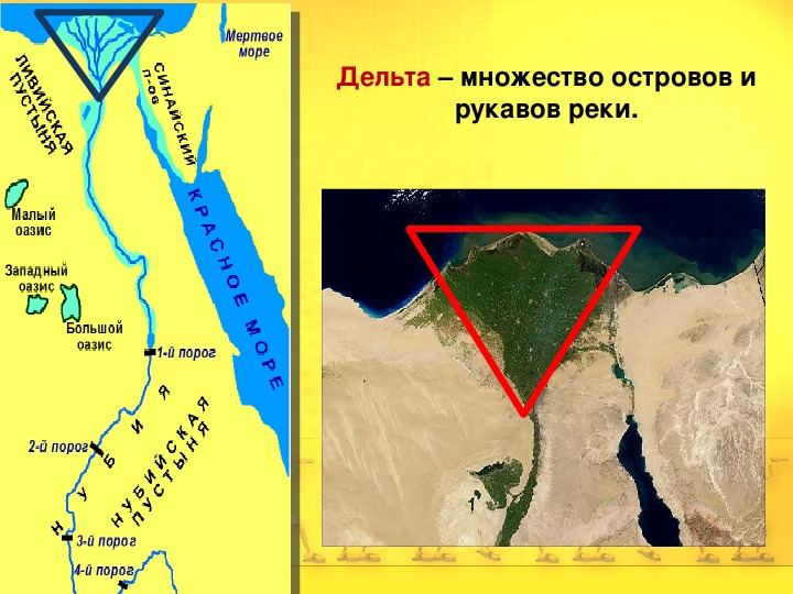 Карта египта 5 класс история древнего египта