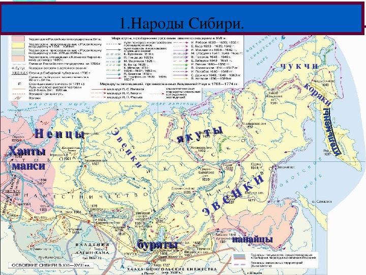 Народы россии в 17 веке название народа
