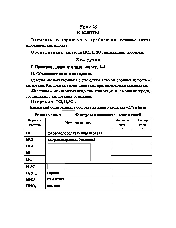 Обложка для материала КИСЛОТЫ
