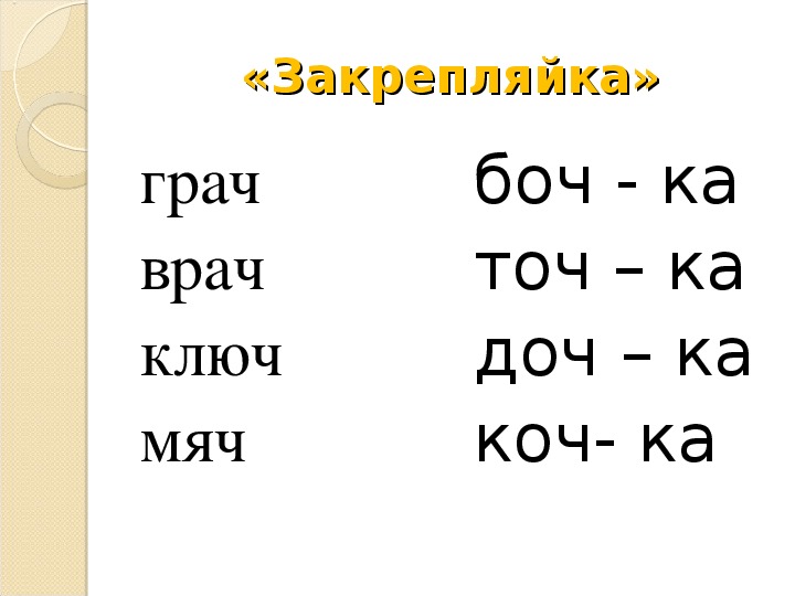 Слоги 1 класс перспектива презентация