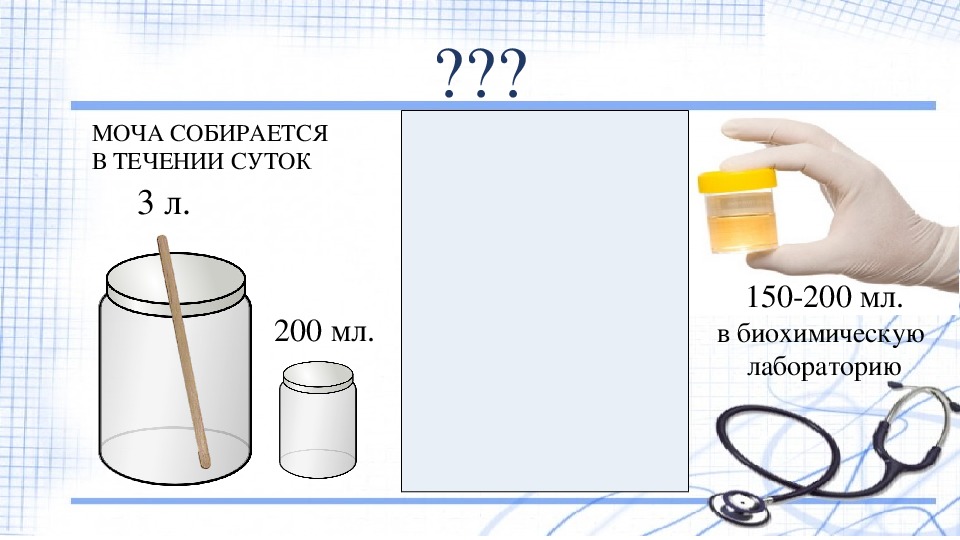 Исследование мочи презентация