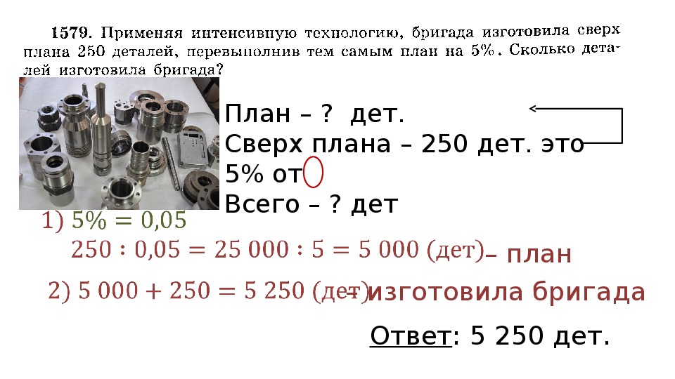 На сколько процентов перевыполнен план калькулятор