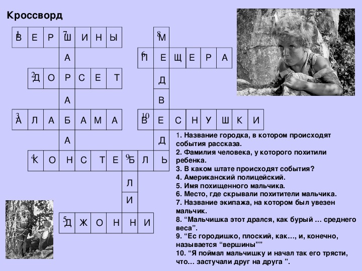 План рассказа вождь краснокожих 6 класс