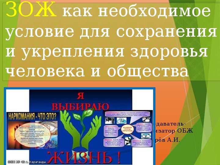 Здоровый образ жизни как необходимое условие сохранения и укрепления здоровья человека и общества презентация