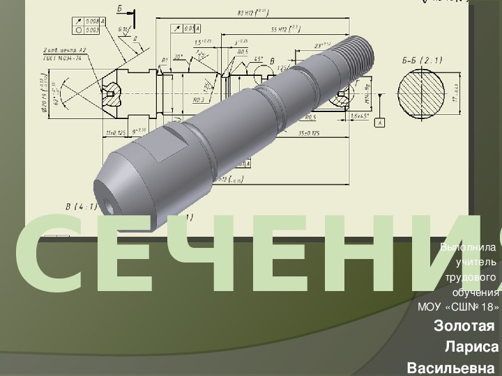 Презентация. Сечения.