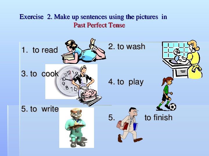 Make sentences 4 класс