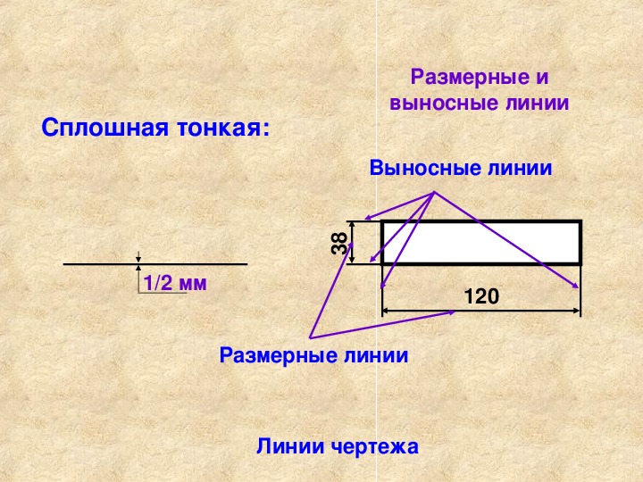 Условное изображение изделий и деталей на плоскости с указанием их размера и масштаба