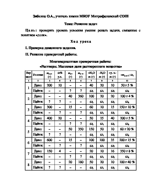 Обложка для материала Тема: Решение задач (урок 2)
