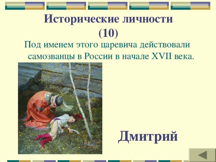 Проект по истории 7 класс самозванцы в мировой истории кратко