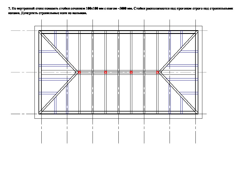 План кровли в архикаде 25