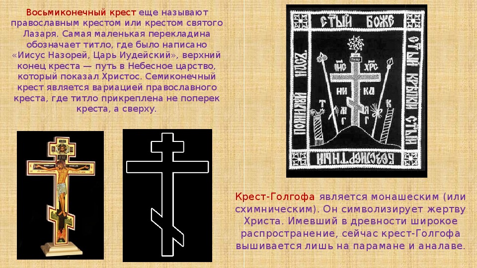 Православное 9 букв. Православный восьмиконечный крест Голгофа. Православный схимнический крест Голгофа. Православный схимнический крест Голгофа для чего.