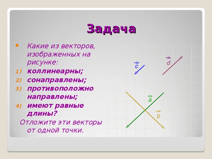 Работа по геометрии векторы