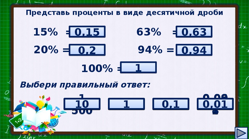 4 3 125 в десятичной дроби