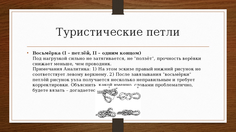 Узлы в туристском походе обж 8 класс презентация