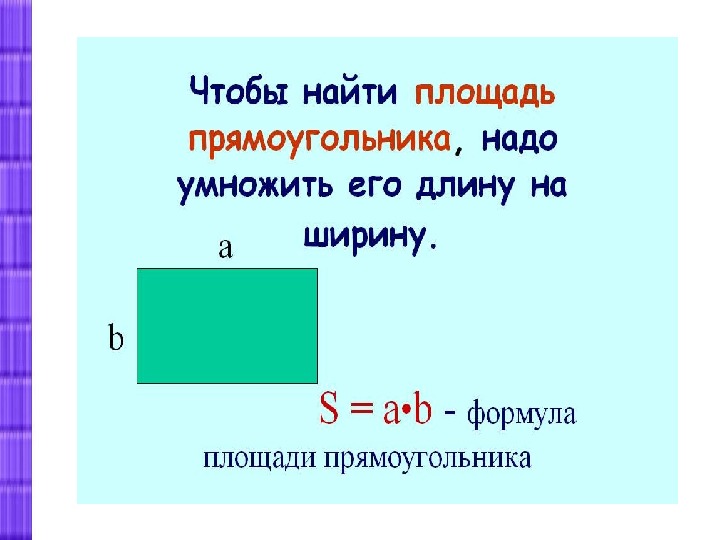 Площадь в математике