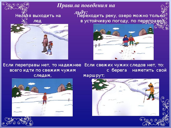 Безопасность ребенка в зимний период презентация