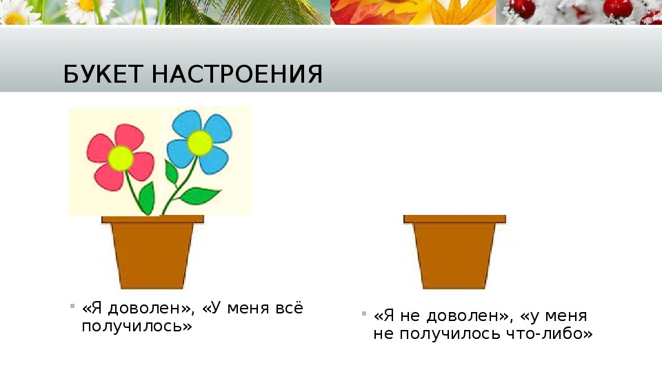 Рефлексия букет настроения картинка