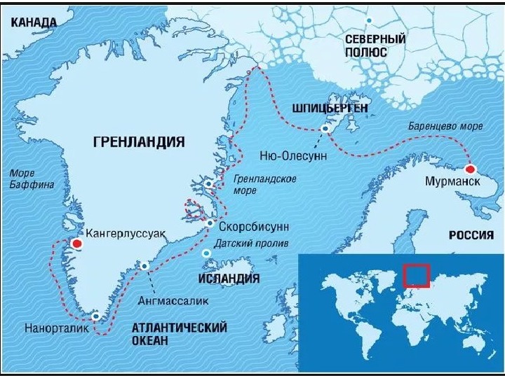 Большие архипелаги северной америки. Остров Гренландия на карте Атлантического океана. Остров Гренландия на карте России. Остров Гренландия на карте мирового океана. Где находится остров Гренландия на карте полушарий.