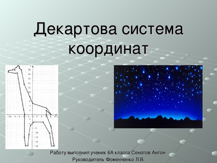 Презентация координаты