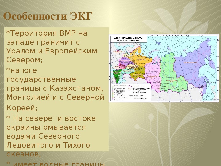 Общая характеристика западного макрорегиона 9 класс география презентация