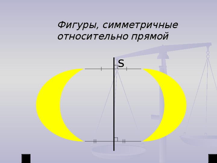 Фигура симметричная относительно. Симметричные фигуры относительно. Имметричную фигуре относительно прямой.