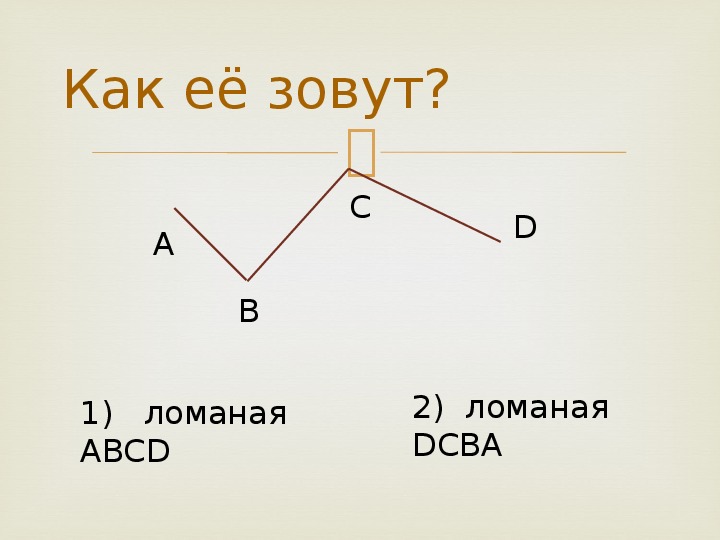 Образ ломаной