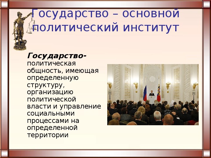 Институты государственно политического управления. Государство основной политический институт. Государство это политический институт. Политическая общность это. Институт государственности презентация.