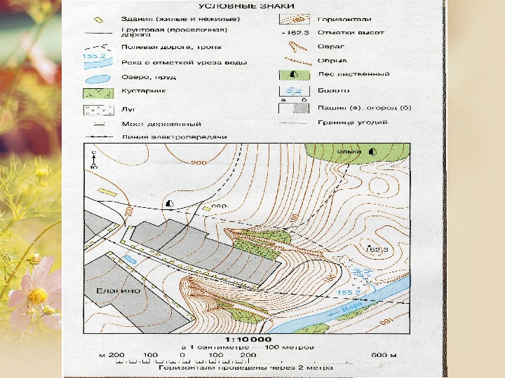 План местности на английском языке 6 класс