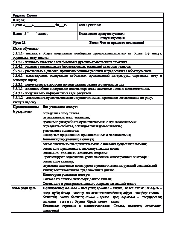Обложка для материала Русская литература 5 класс (обновленка) Тема: Что за прелесть эти сказки!