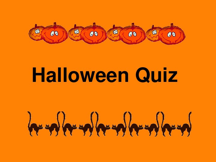 Halloween quiz