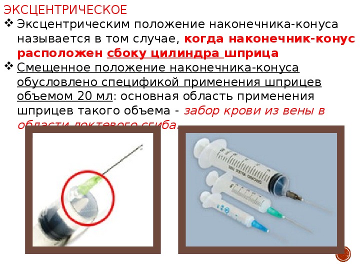 Презентация виды шприцов