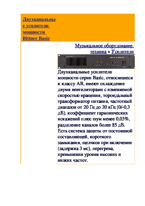 Обложка для материала Статья: Усилители