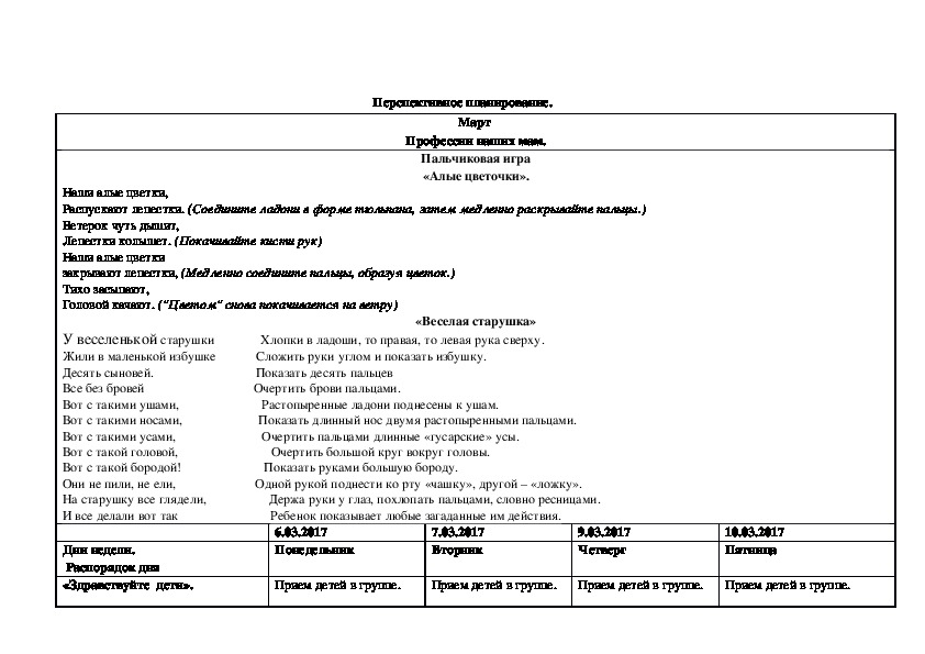 Подготовить подробный индивидуальный план работы по занимаемой слушателем должности на неделю