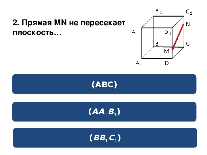 Куб пересечение