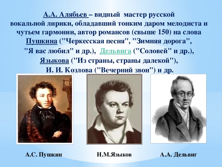 Основные темы лирики дельвига. Русский и композитор Алябьев. Алябьев Варламов Гурилев. Алябьев биография. Жизнь и творчество Алябьева.