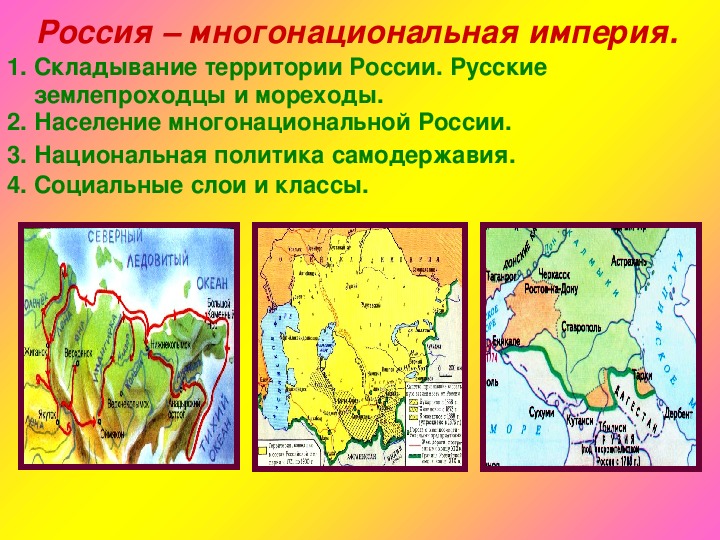 Презентация на тему рождение российского многонационального государства 7 класс история