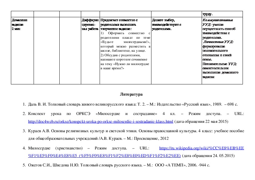 Примеры из литературы на тему милосердие