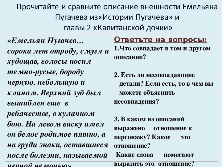 Выписать из 7 главы капитанской дочки предложения с прямой речью по схемам