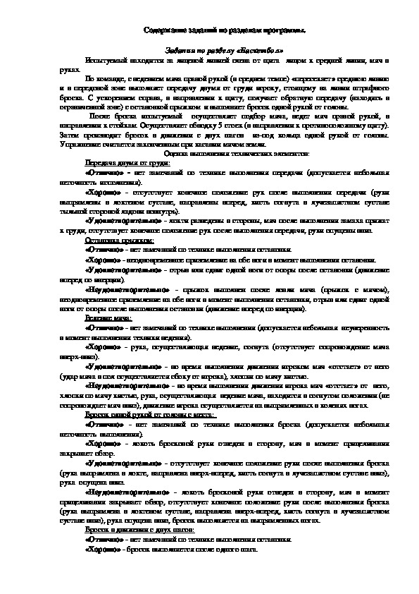 Обложка для материала Задания по разделу «Баскетбол