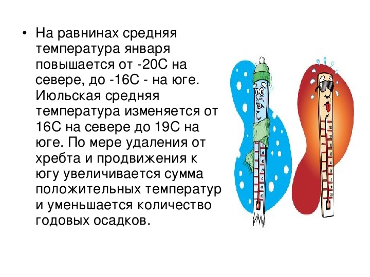 Презентация климат Свердловской области