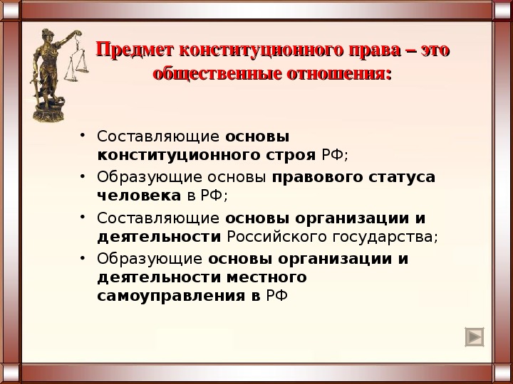 Конституционное право ответы