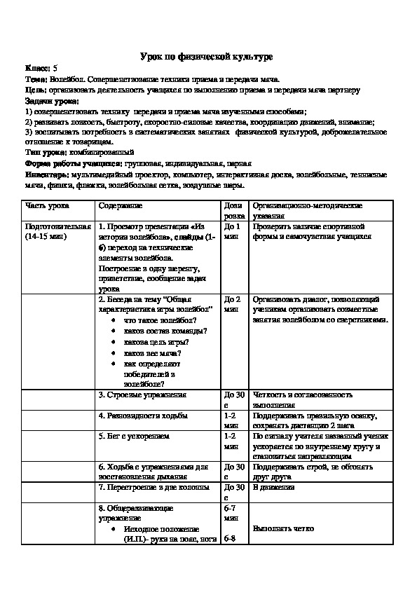 Обложка для материала Волейбол. Совершенствование техники приема и передачи мяча