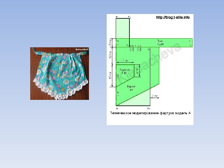 Презентация на тему изготовление фартука 5 класс по технологии