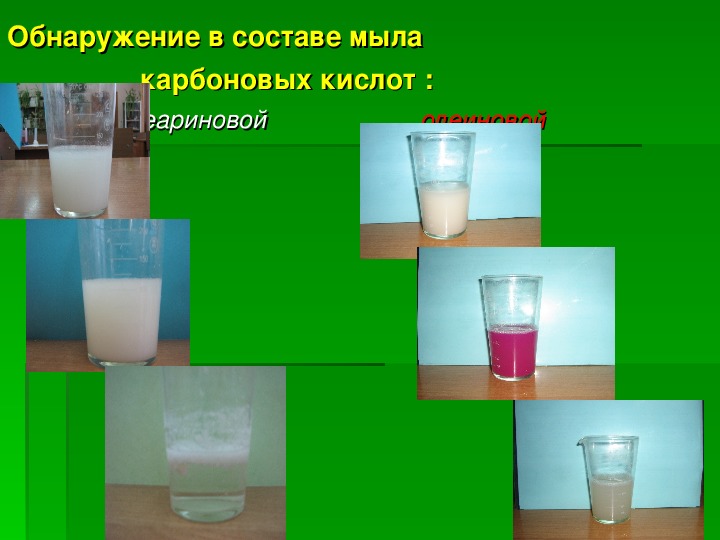 Презентация по экологии на тему "Исследование моющих свойств разных сортов мыла"-8класс