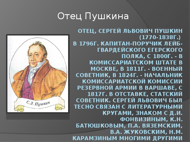 Пушкин презентация для дошкольников